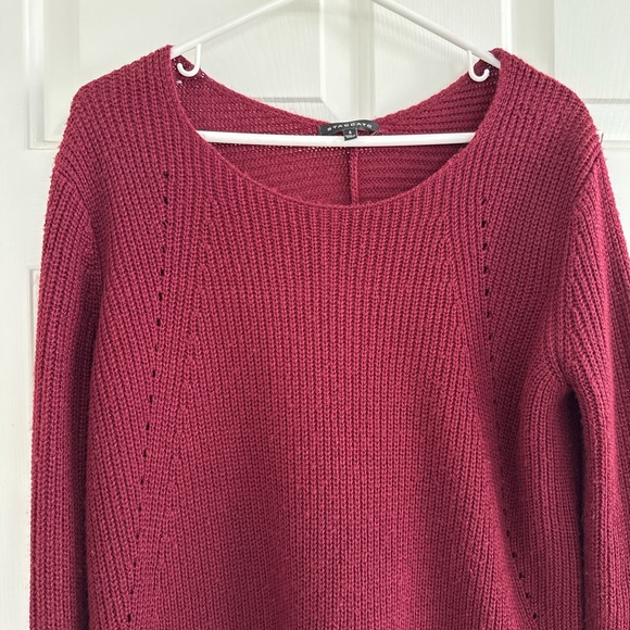 Staccato Women's Sweater - Size Small - Color - Berry / Wine Red - Picture 3 of 10